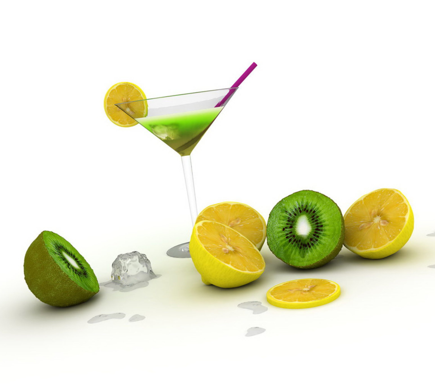 Fondo de pantalla Fruit Cocktail 1440x1280