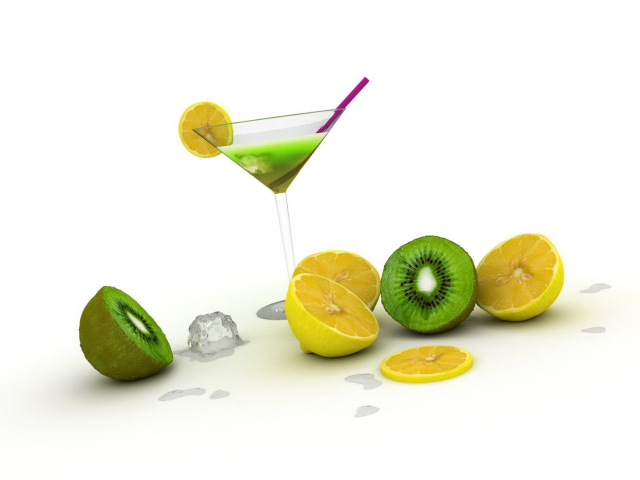 Das Fruit Cocktail Wallpaper 640x480