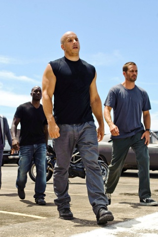 Fast and Furious 7 HD wallpaper 320x480
