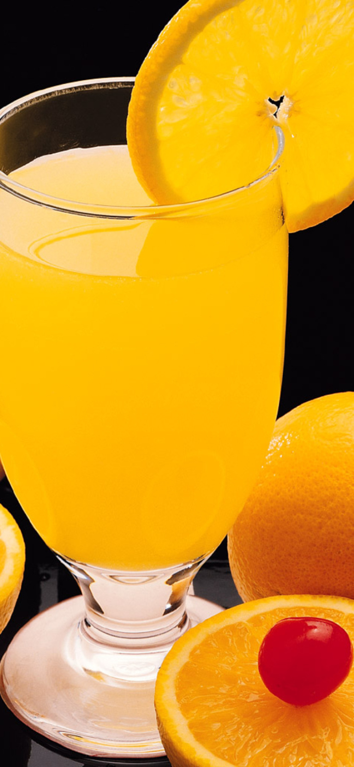 Fondo de pantalla Fresh Orange Juice 1170x2532