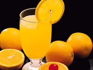 Fresh Orange Juice wallpaper 320x240