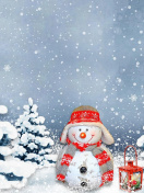 Screenshot №1 pro téma Frosty Snowman for Xmas 132x176
