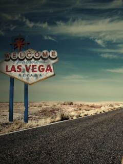 Das Fabulous Las Vegas Nevada Wallpaper 240x320