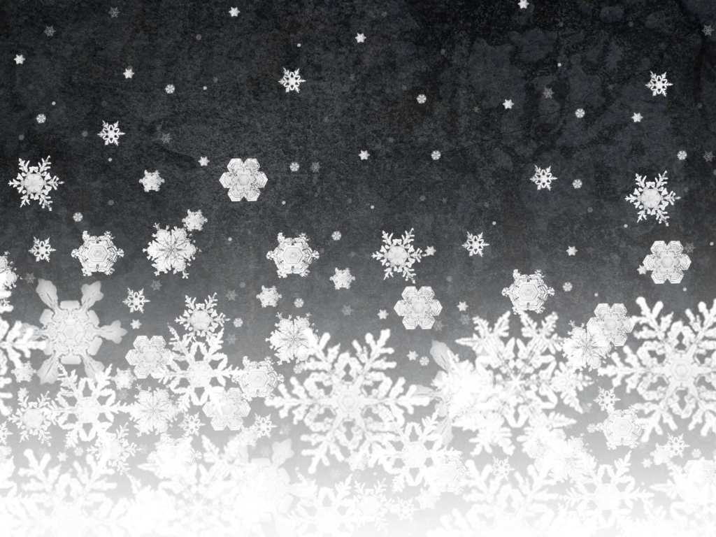Das Snowflakes Wallpaper 1024x768