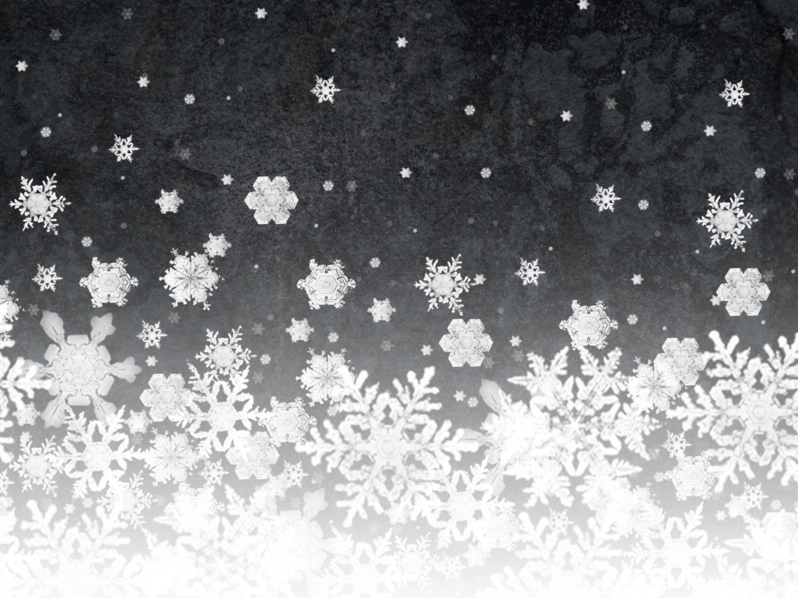 Sfondi Snowflakes 1152x864