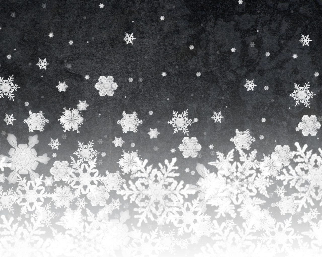 Sfondi Snowflakes 1280x1024
