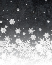 Das Snowflakes Wallpaper 176x220