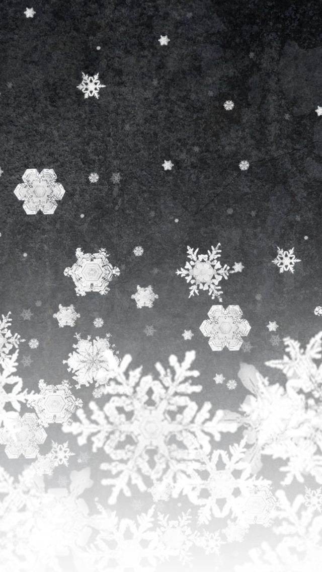 Screenshot №1 pro téma Snowflakes 640x1136