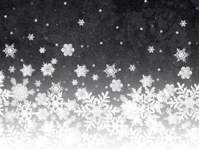 Das Snowflakes Wallpaper 640x480