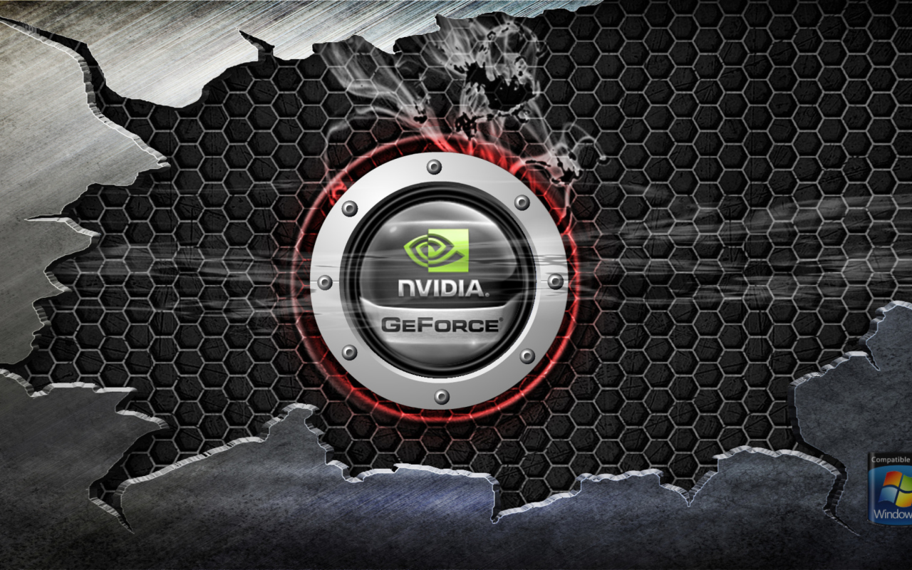 Fondo de pantalla Nvidia Geforce 1280x800