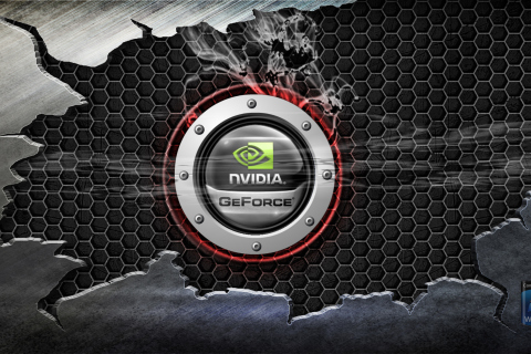 Обои Nvidia Geforce 480x320