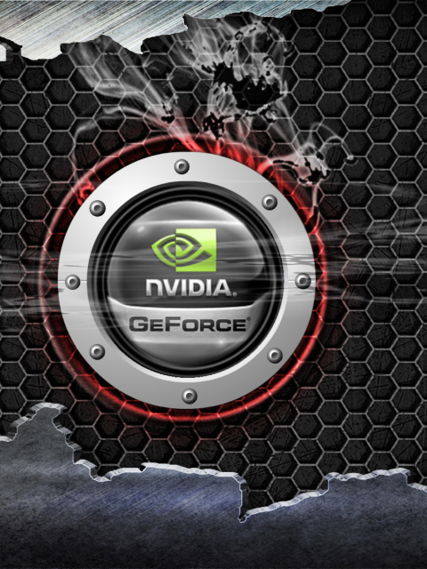 Nvidia Geforce wallpaper 480x640