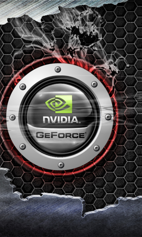 Nvidia Geforce wallpaper 480x800