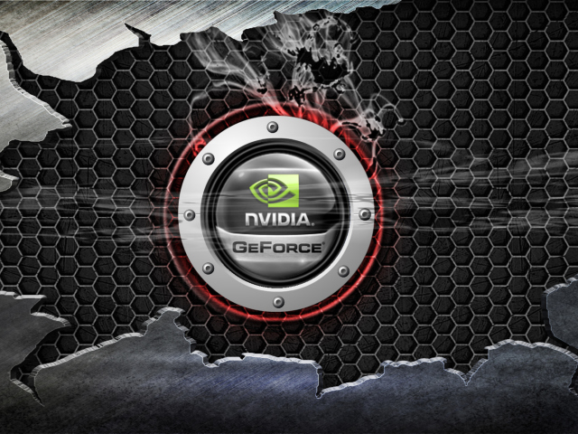 Fondo de pantalla Nvidia Geforce 640x480