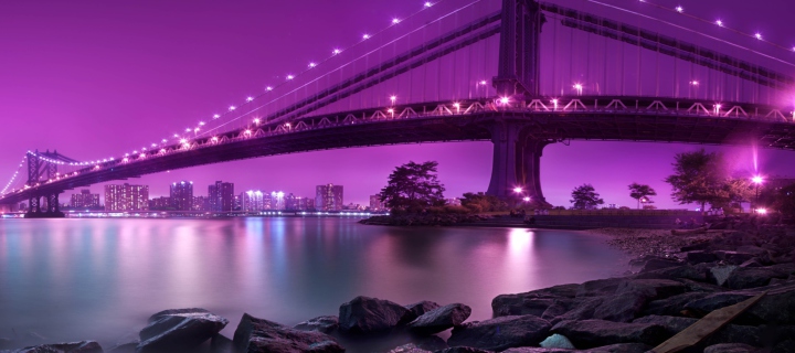 Manhattan Bridge New York City screenshot #1 720x320