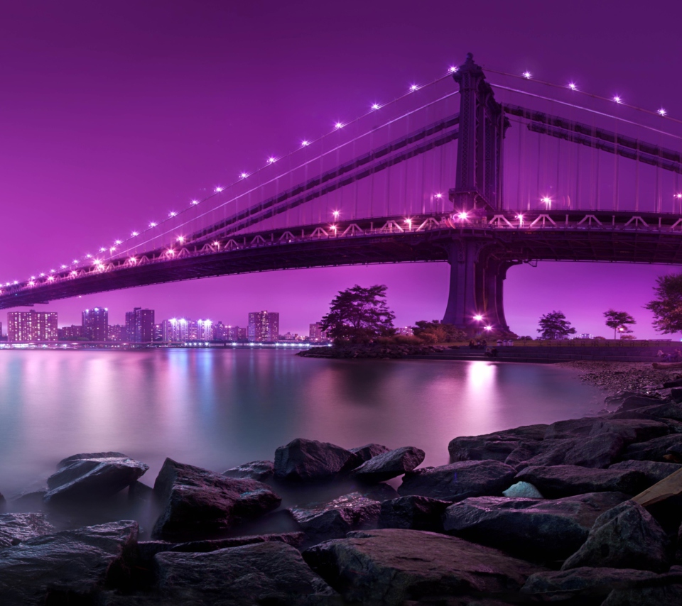 Das Manhattan Bridge New York City Wallpaper 960x854