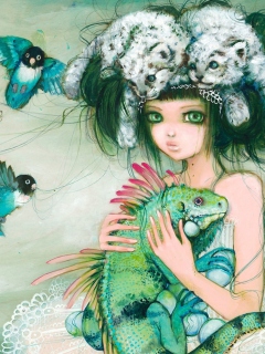 Sfondi Princess Of Animals 240x320