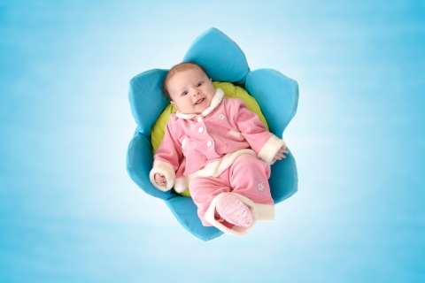 Das Cute Newborn Baby Wallpaper 480x320