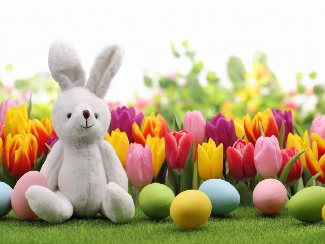 Happy Easter Wish wallpaper 640x480