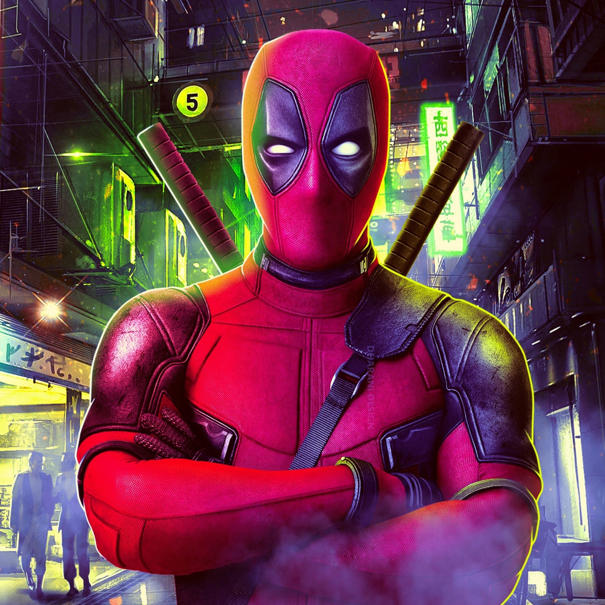 Deadpool Marvel Comics Poster wallpaper 2048x2048