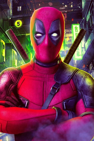 Fondo de pantalla Deadpool Marvel Comics Poster 320x480