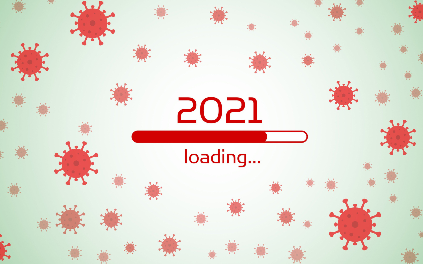Screenshot №1 pro téma 2021 New Year Loading 1680x1050