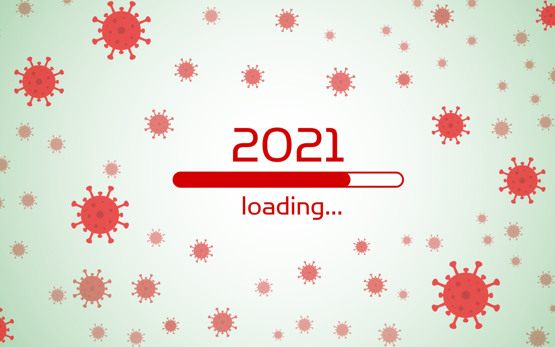 Screenshot №1 pro téma 2021 New Year Loading 1920x1200