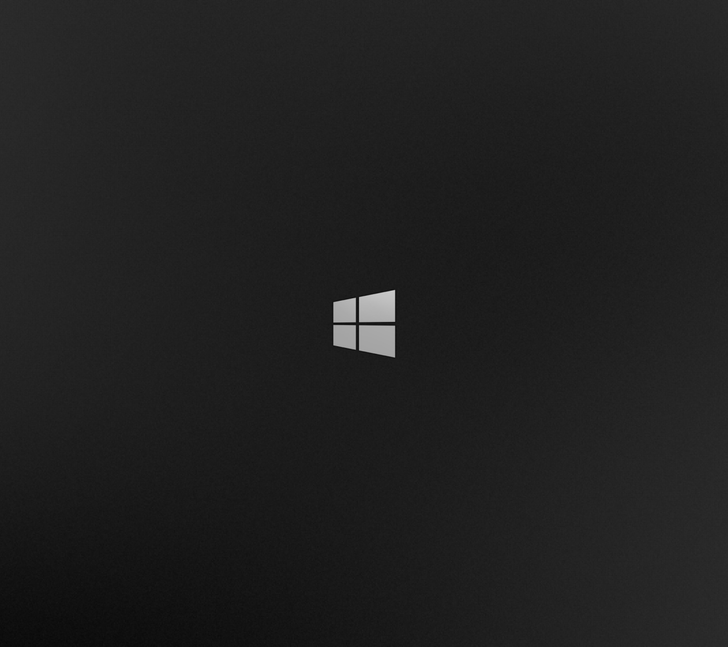 Обои Windows 8 Black Logo 1440x1280