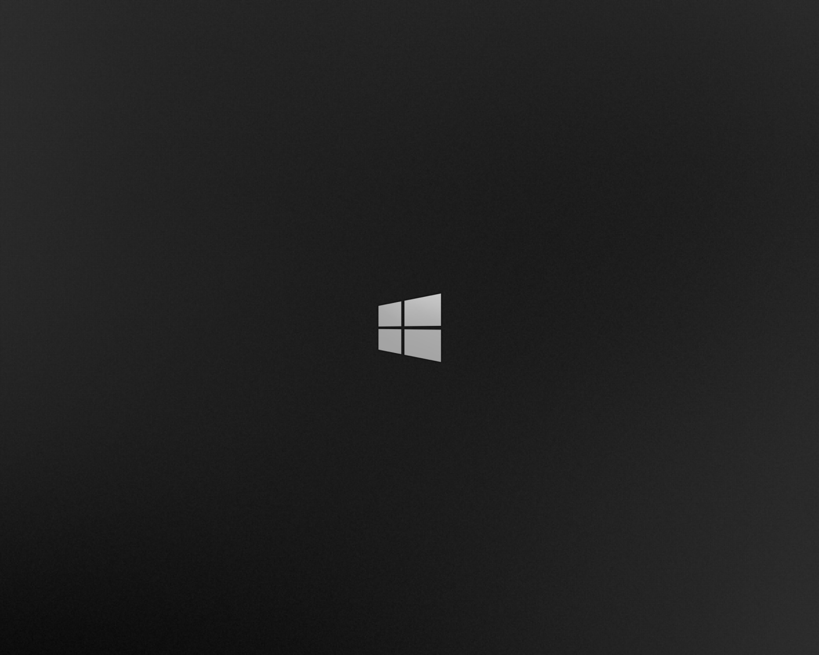 Windows 8 Black Logo wallpaper 1600x1280