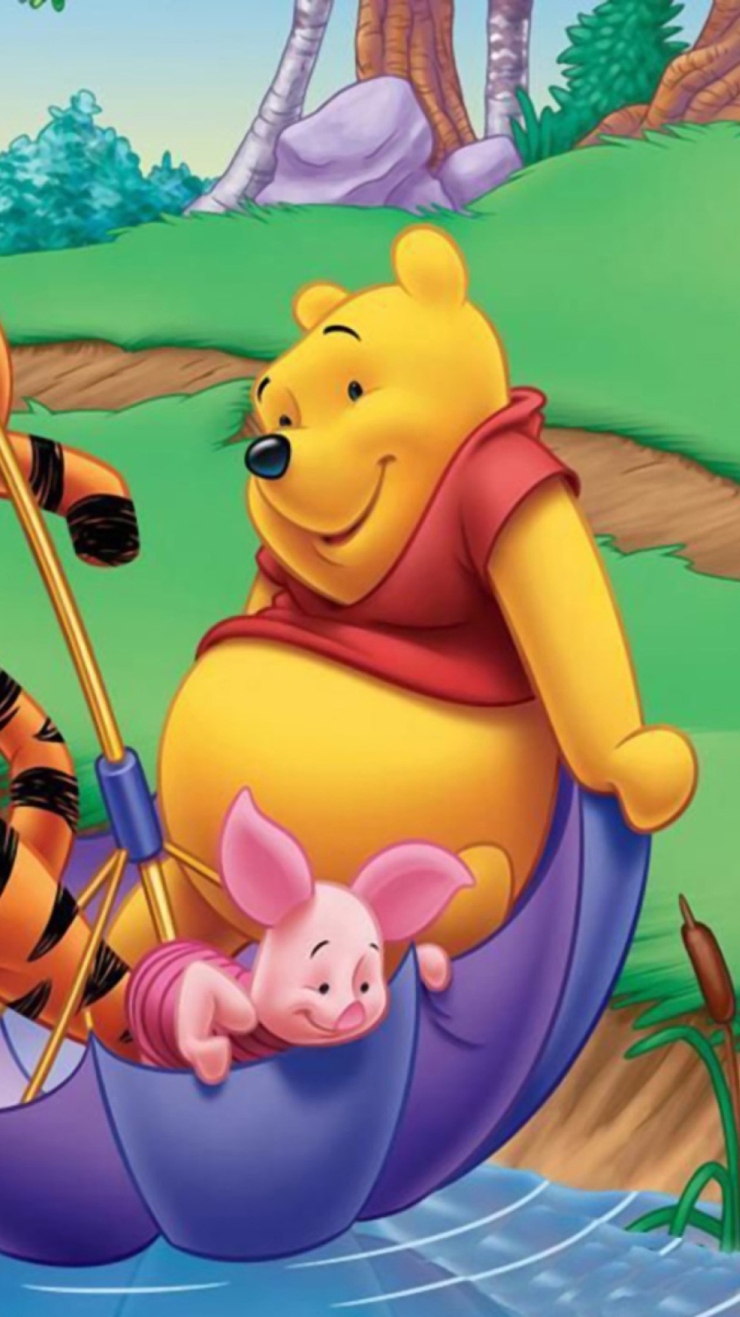 Das Winnie and Friends Wallpaper 1080x1920
