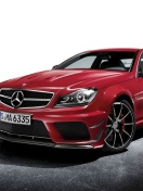 Das Mercedes C63 AMG Coupe Wallpaper 132x176