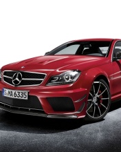 Mercedes C63 AMG Coupe wallpaper 176x220
