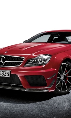Mercedes C63 AMG Coupe wallpaper 240x400