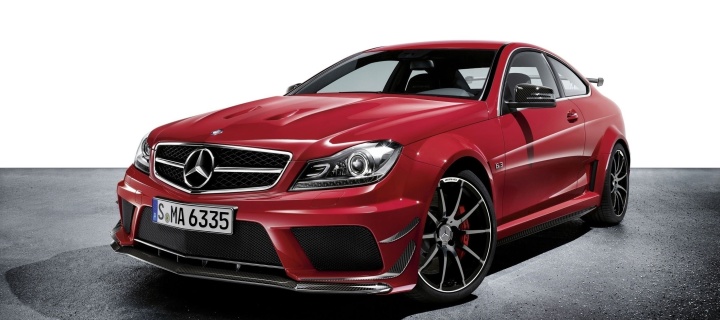 Mercedes C63 AMG Coupe wallpaper 720x320