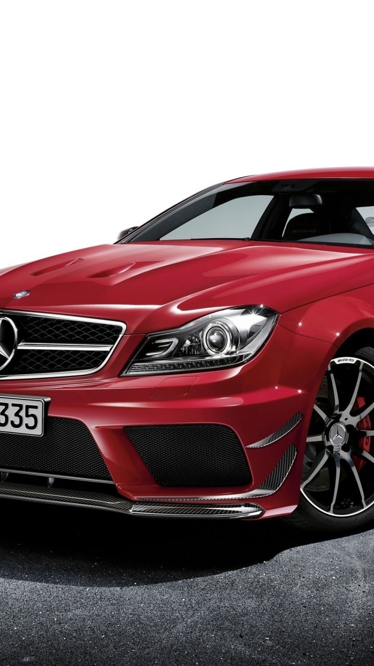 Mercedes C63 AMG Coupe wallpaper 750x1334
