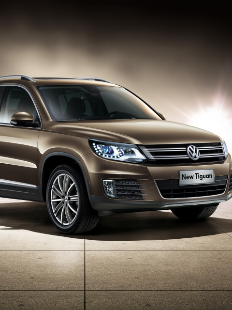 Das Volkswagen Tiguan SUV Wallpaper 480x640