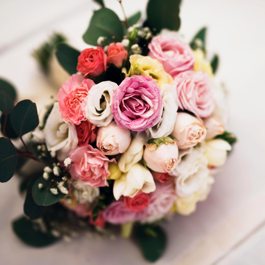Das Wedding Bouquet Wallpaper 1024x1024