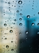 Sfondi Rain Drop Window 132x176