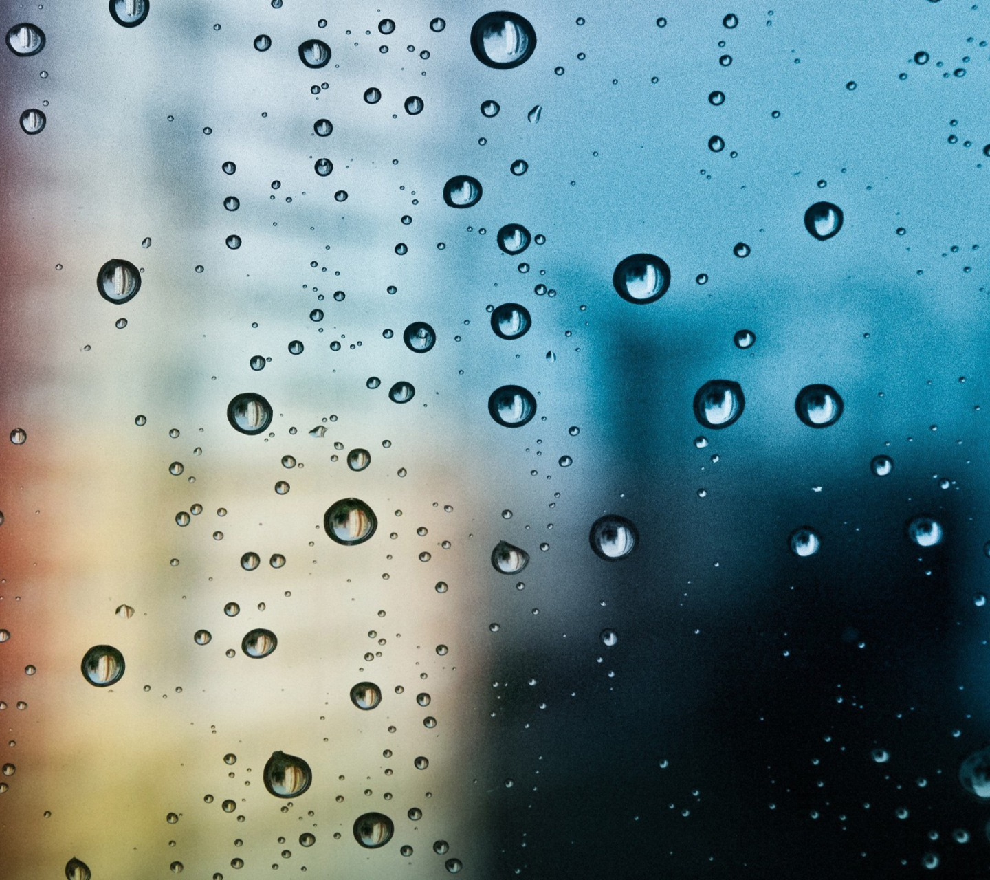 Fondo de pantalla Rain Drop Window 1440x1280