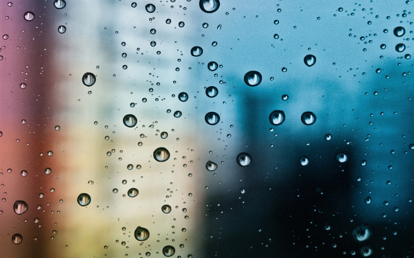 Das Rain Drop Window Wallpaper 1440x900