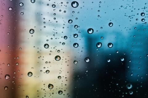 Rain Drop Window wallpaper 480x320