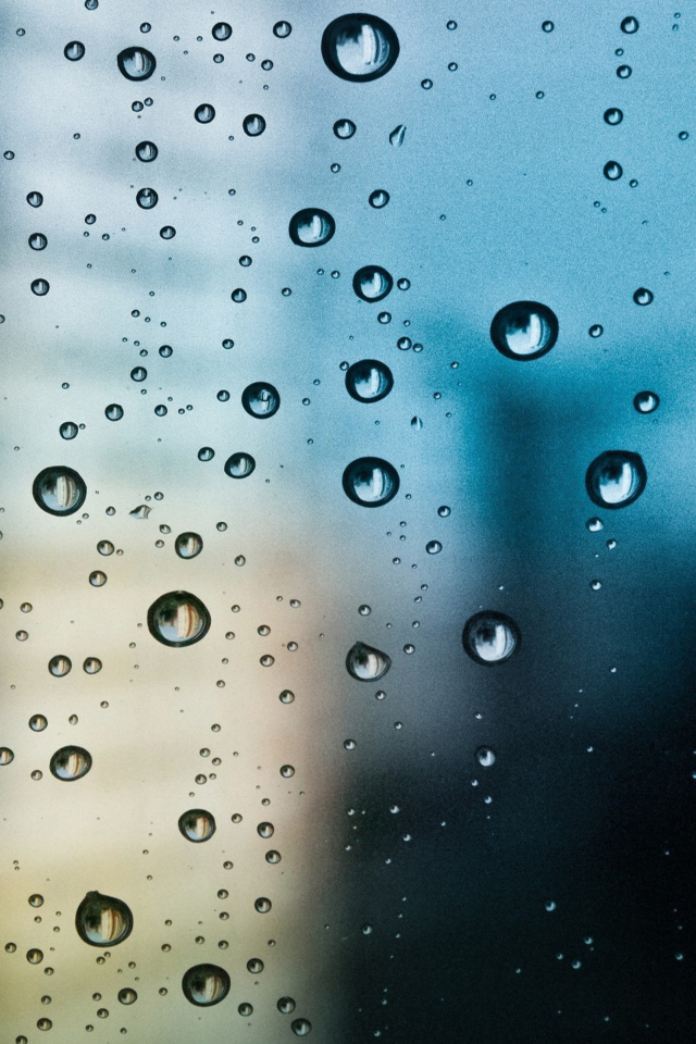 Rain Drop Window wallpaper 640x960