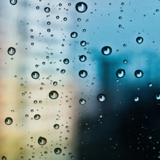Free Rain Drop Window Picture for iPad 2