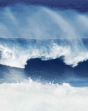 Big Blue Waves wallpaper 128x160