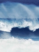 Big Blue Waves wallpaper 132x176