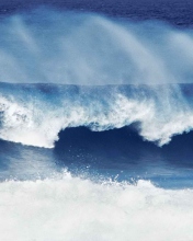 Das Big Blue Waves Wallpaper 176x220