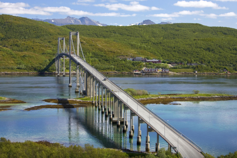 Sfondi Suspension Bridge 480x320