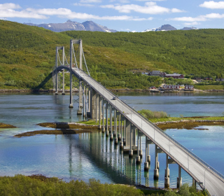 Kostenloses Suspension Bridge Wallpaper für 128x128