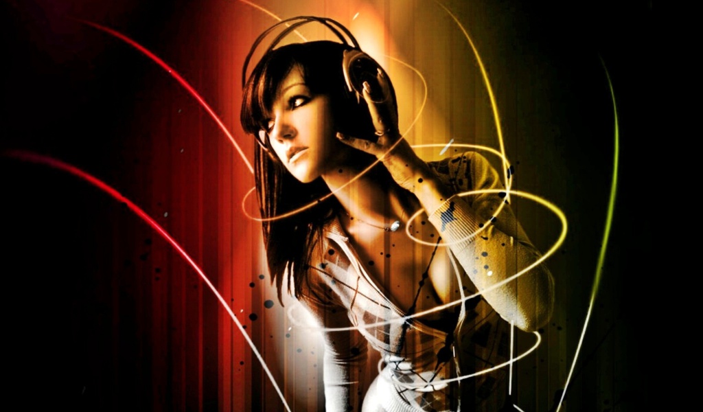 Screenshot №1 pro téma Music Girl 1024x600