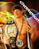 Fondo de pantalla John Cena vs Randy Orton 128x160